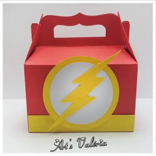 Caixinha Mini Lancheira The Flash