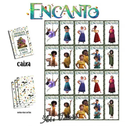 Jogo da Memória Encanto