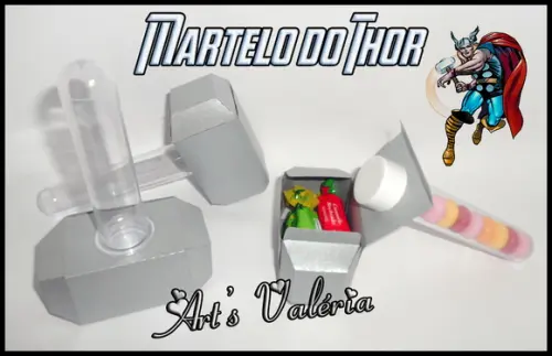 Martelo do Thor - Caixinha com Tubete