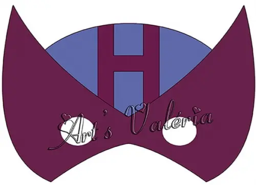 Máscara Dos Super Heróis - Unitário