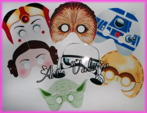 Máscara Dos Star Wars - Cada