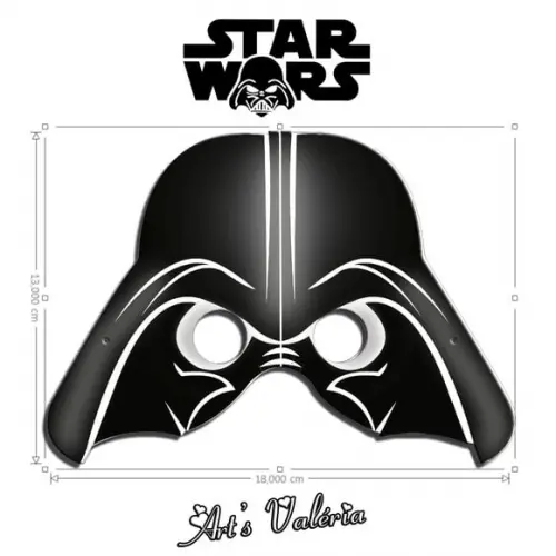 Máscara Dos Star Wars - Cada