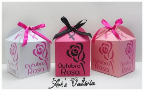 Sachet Com Sabonete E Caixa Outubro Rosa