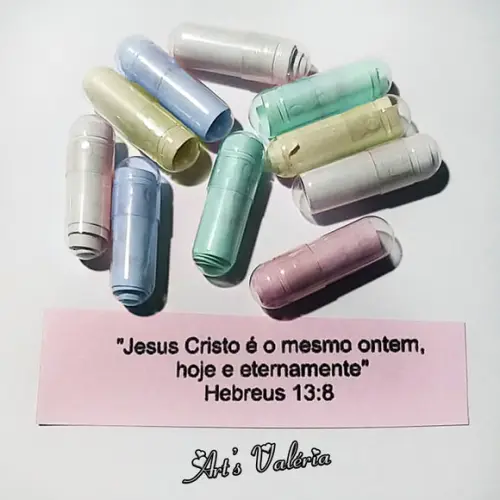 Cápsula com Versículos da Bíblia