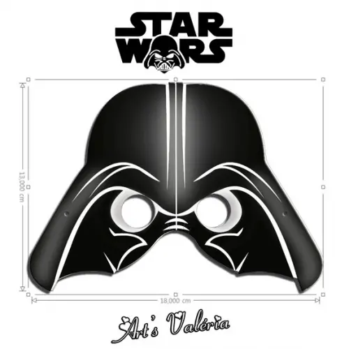 Máscara do Darth Vader dos Star Wars
