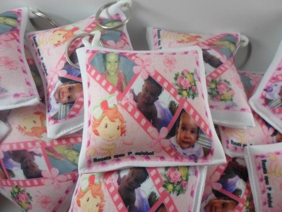 10 Chaveiros Almofadinhas Personalizados