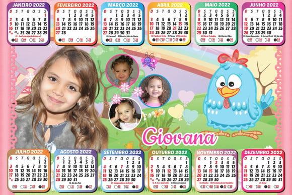 10 Foto Calendário 10x15