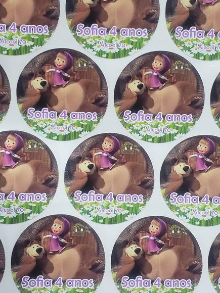 100 Adesivos Personalizados 5cm