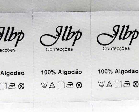 1000 Etiquetas de Composição Nylon Resina