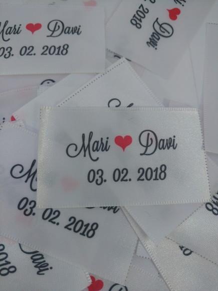 15 Etiquetas Personalizadas para Gravatas 3,8 cm