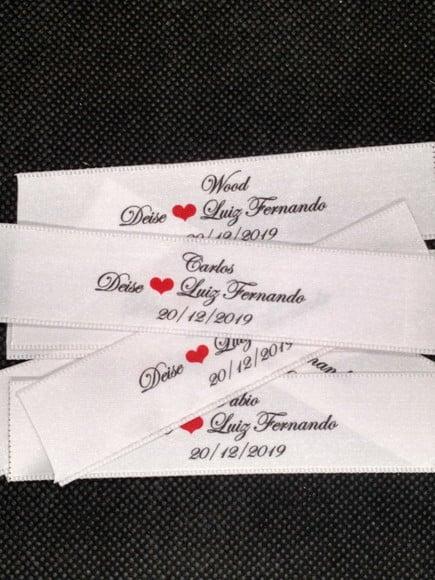 18 Etiquetas Personalizadas para Gravatas 2,2 cm