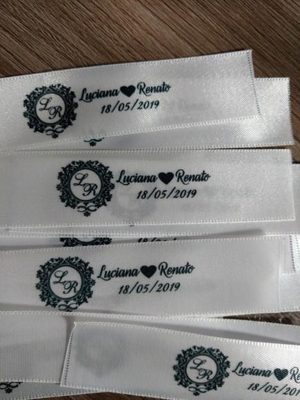 20 Etiquetas Personalizadas para Gravatas 2,2 cm