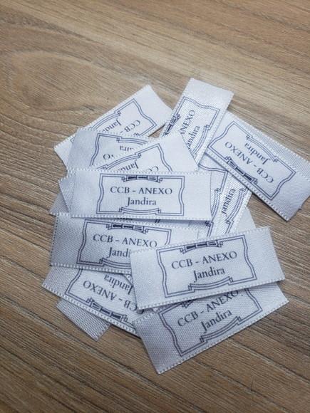 50 Etiqueta para Laços e Tamanhos 1cm x 3cm