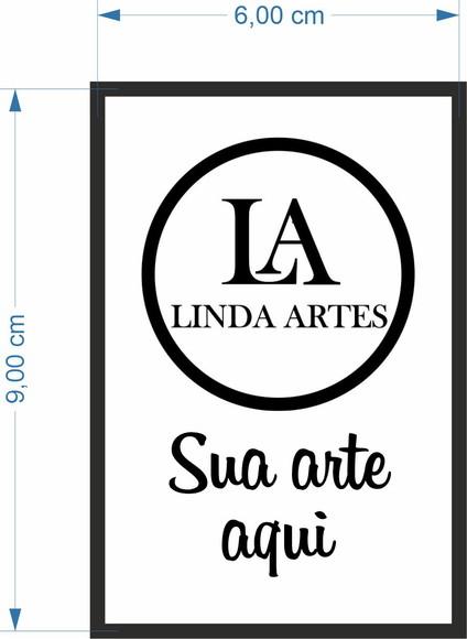 50 Etiquetas Adesivas Personalizadas 9cm x 6cm