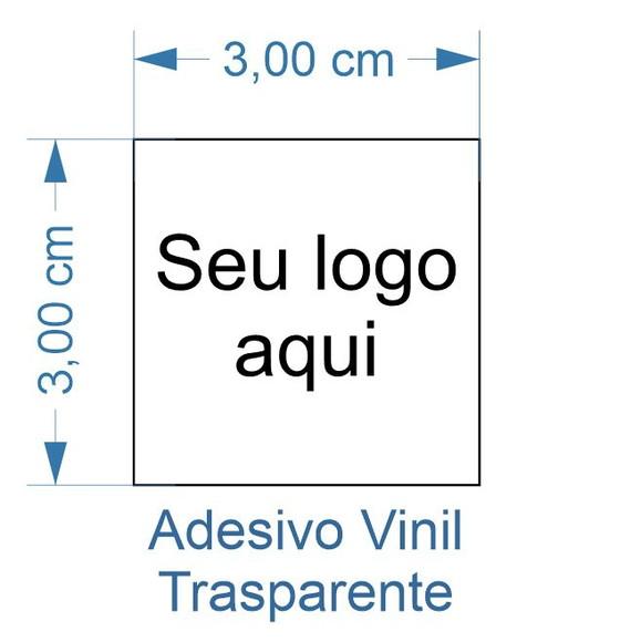 50 Etiquetas Adesivas Vinil 3x3