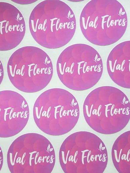 60 Etiquetas Adesivas Personalizadas 4 cm