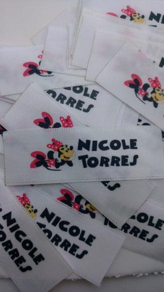 500 Etiquetas Personalizadas De 2,2cm x 8 cm