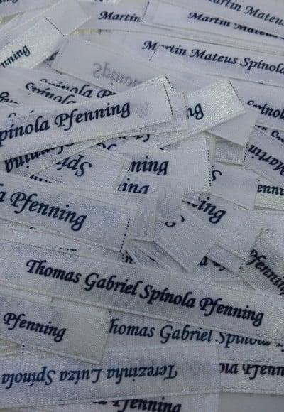 80 Etiquetas Personalizadas 1 cm x 10 cm