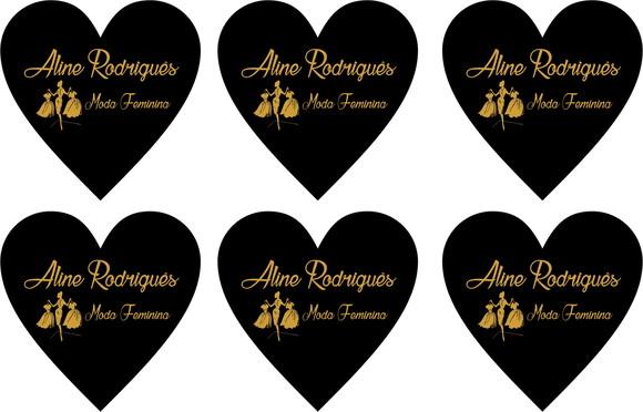 70 Etiquetas Adesivas Personalizadas 8 cm