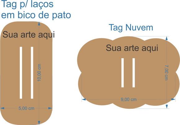 Kit de Tag para Bico de Pato (papel Craft)