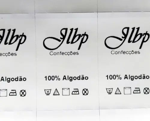 1000 Etiquetas de Composição Nylon Resina