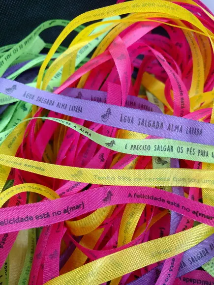 1000 Fitinhas Personalizadas de Tafetá 1cm