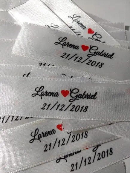 15 Etiquetas Personalizadas para Gravatas 2,2 cm
