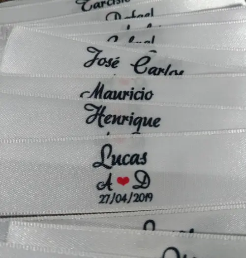 15 Etiquetas Personalizadas para Gravatas 2,2 cm