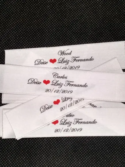 18 Etiquetas Personalizadas para Gravatas 2,2 cm