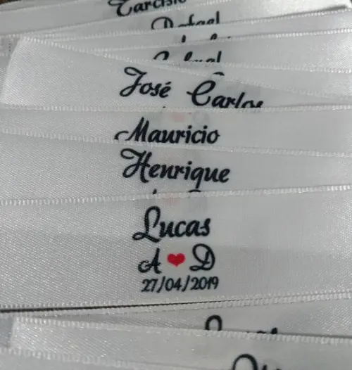 20 Etiquetas Personalizadas para Gravatas 2,2 cm