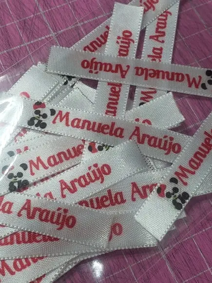 30 Etiquetas para Uniformes Personalizadas 13mm