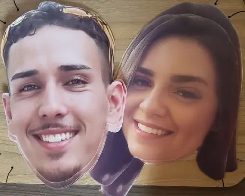 30 Máscaras para Casamento Padrinhos e Noivos sem Furo