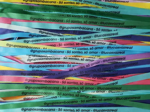 400 Fitinhas Personalizadas Similar Sr. do Bonfim 1 x 35 cm