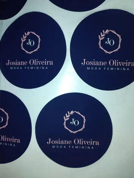 50 Adesivos Personalizados 6 cm