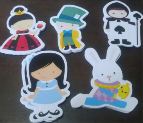 50 Apliques 5 cm Todos os Temas