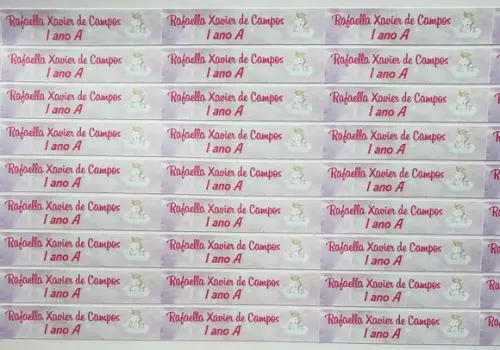 50 Etiquetas Adesivas Personalizadas 1,5 X5 cm