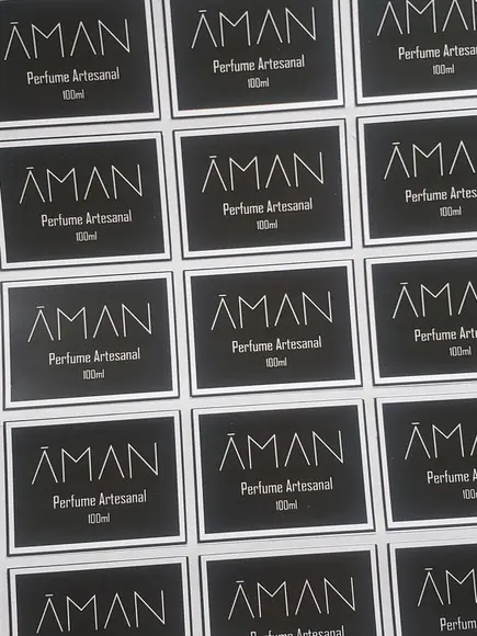 50 Etiquetas Adesivas Personalizadas 5,5x2,2 cm
