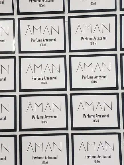 50 Etiquetas Adesivas Personalizadas 5x5 cm