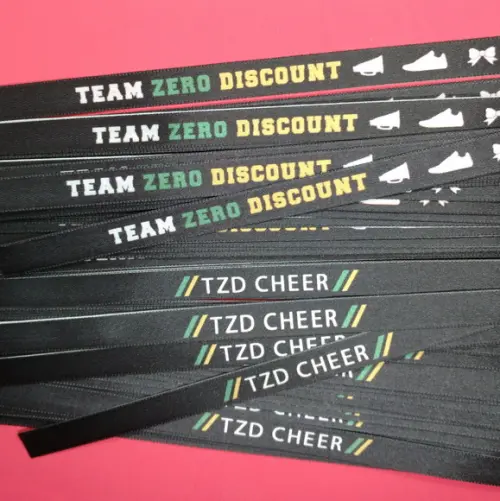 50 Fitinhas Personalizadas de Cetim 1x20 cm