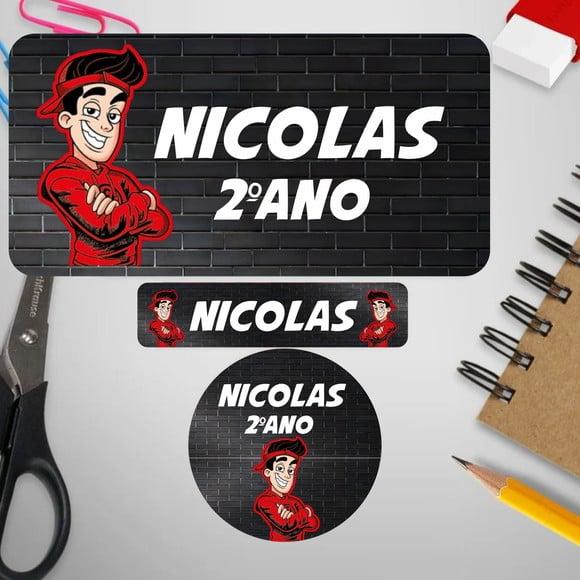120 Etiquetas Escolares Enaldinho