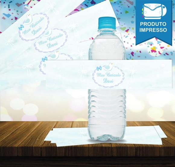Adesivo Água 500ml Batizado Menino