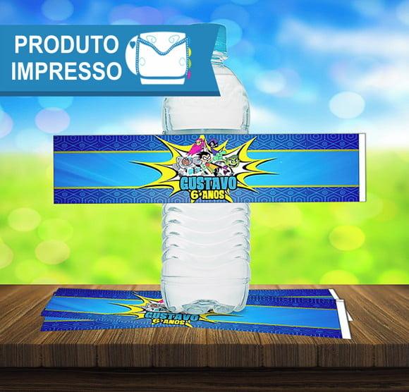 Adesivo Água 500ml Jovens Titans