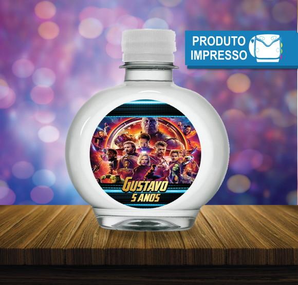 Adesivo água ouro fino Os Vingadores