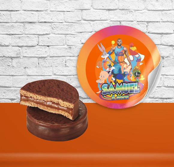 Adesivo Alfajor SPACE JAM