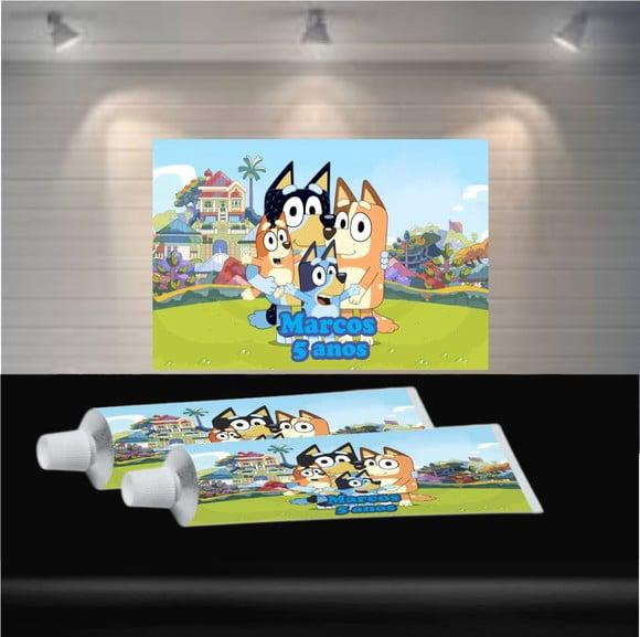 Adesivo Bisnaga Brigadeiro Bluey