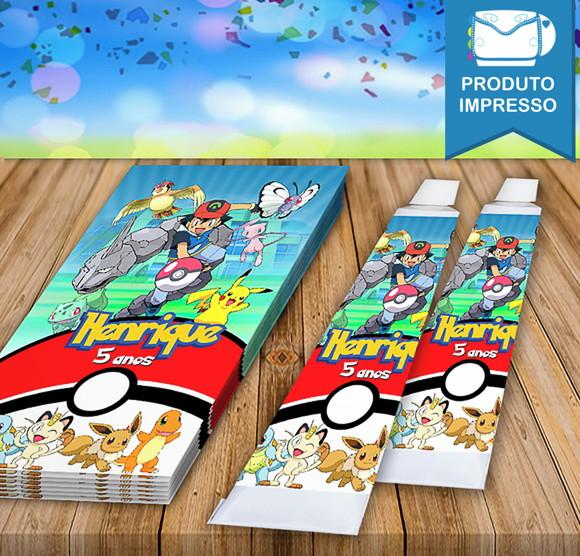 Adesivo Bisnaga Brigadeiro Pokémon