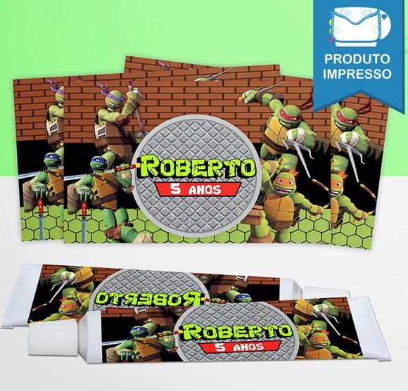 Adesivo Bisnaga Tartaruga Ninja