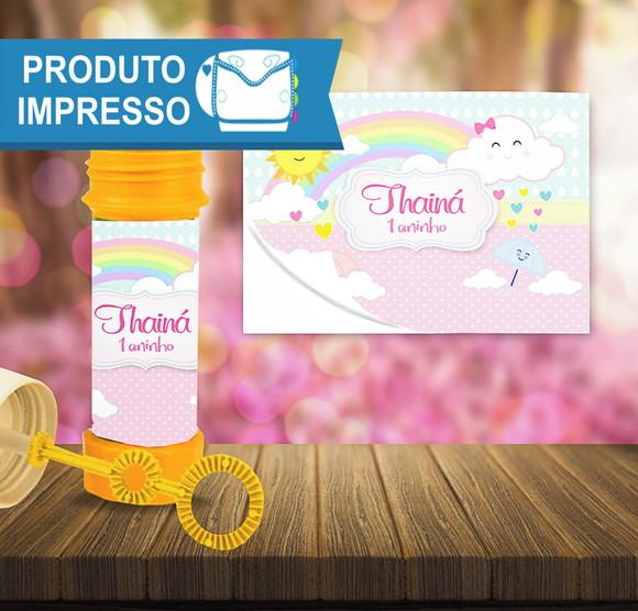 Adesivo Bolha de Sabão Chuva de Amor