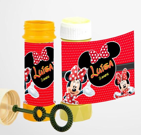 Adesivo Bolha de Sabão Minnie