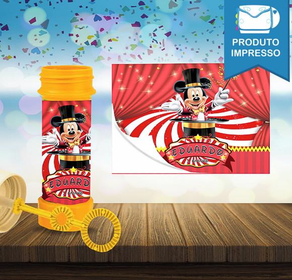 Adesivo Bolha de Sabão Mickey Circo